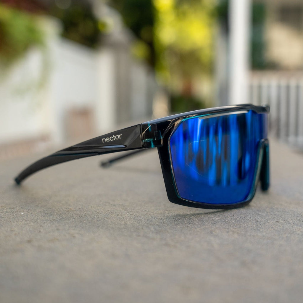 Ellijay Polarized Shield Sunglasses – Panoramic Sport Coverage | Nectar