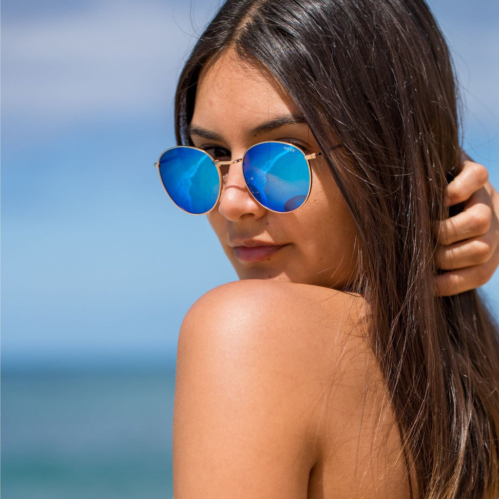 Greenwich Polarized Round Metal Sunglasses – Bohemian Unisex Style | Nectar