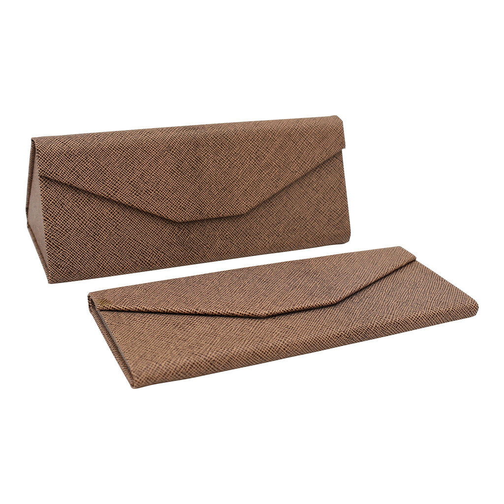 Caramel Vegan Leather Glasses Case