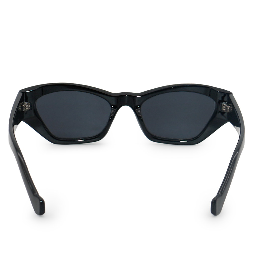 TopFoxx Bright as My Future Black Cat Eye Sunglasses
