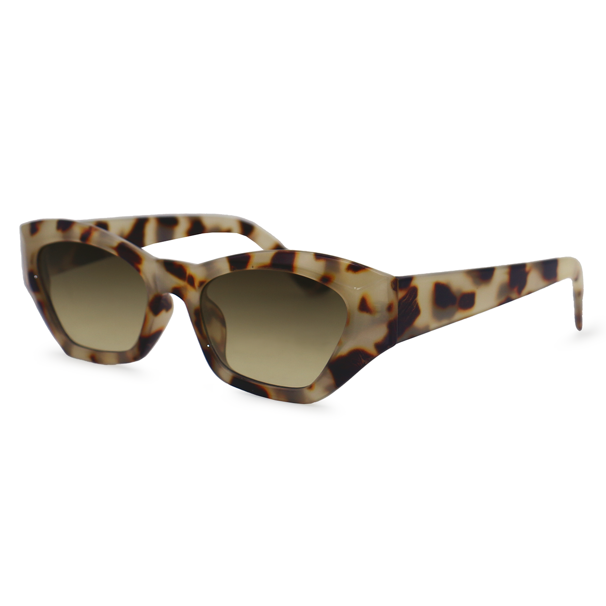 TopFoxx Bright as My Future Tortoise Cat Eye Sunglasses
