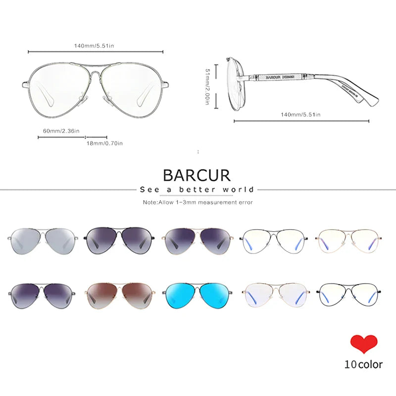 Blue Light Blocking Sunglasses – UV400 Outdoor & Screen Protection