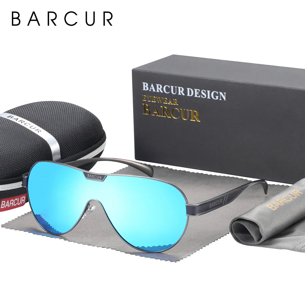 Stevvex Men's polarized UV400 sunglasses with black frames and dark lenses, designed for outdoor sun protection.
