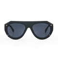 TopFoxx Vega Matte Black Oversized Tangle-Free Sunglasses