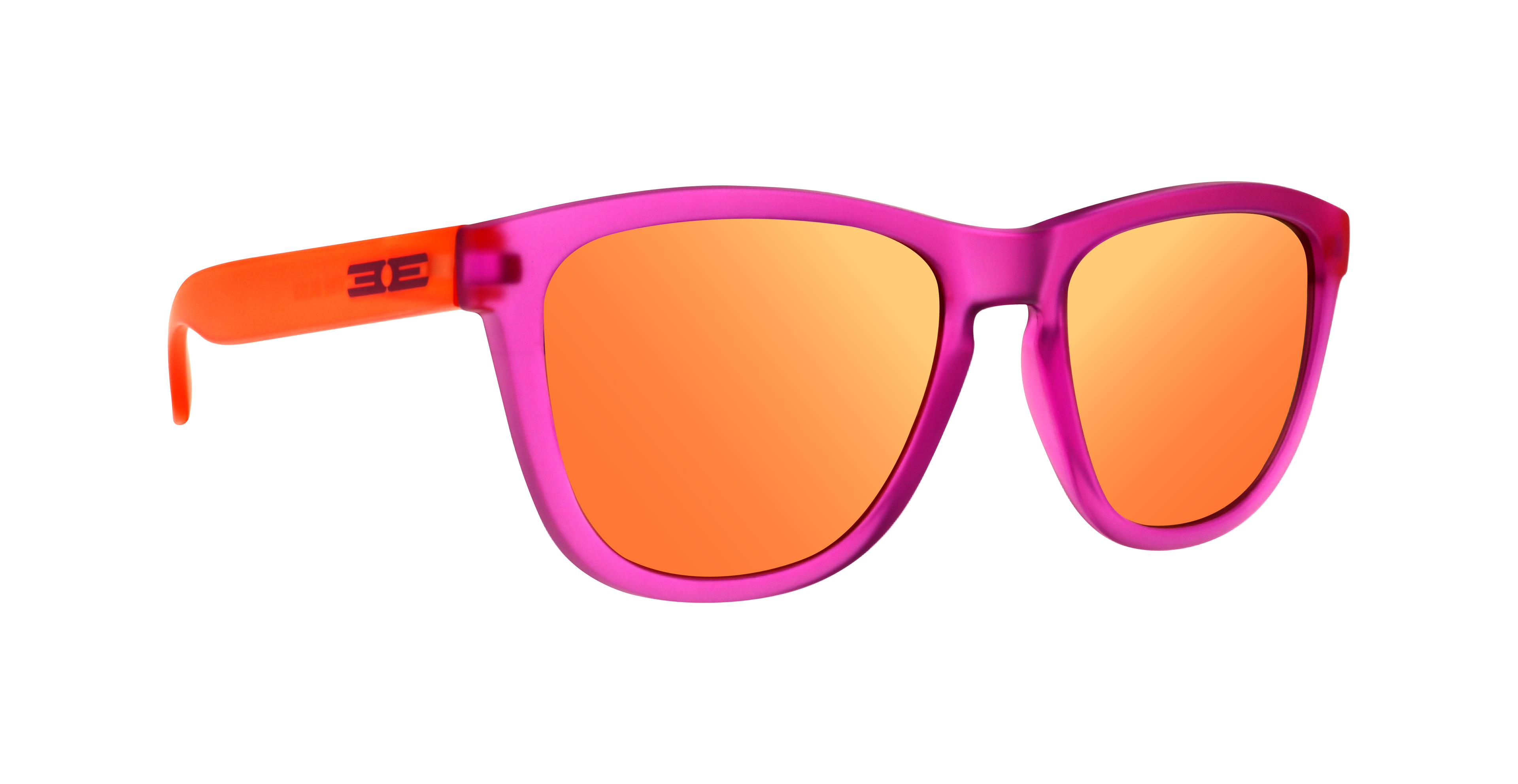 Epoch Eyewear Vibe Bliss Polarized Sunglasses – Pink Frame Orange Mirror Lens