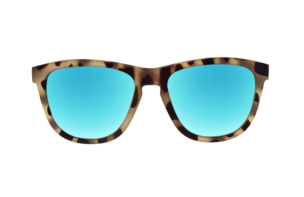 Epoch Eyewear Vibe Salty Polarized Sunglasses – Tortoise Frame Blue Mirror Lens