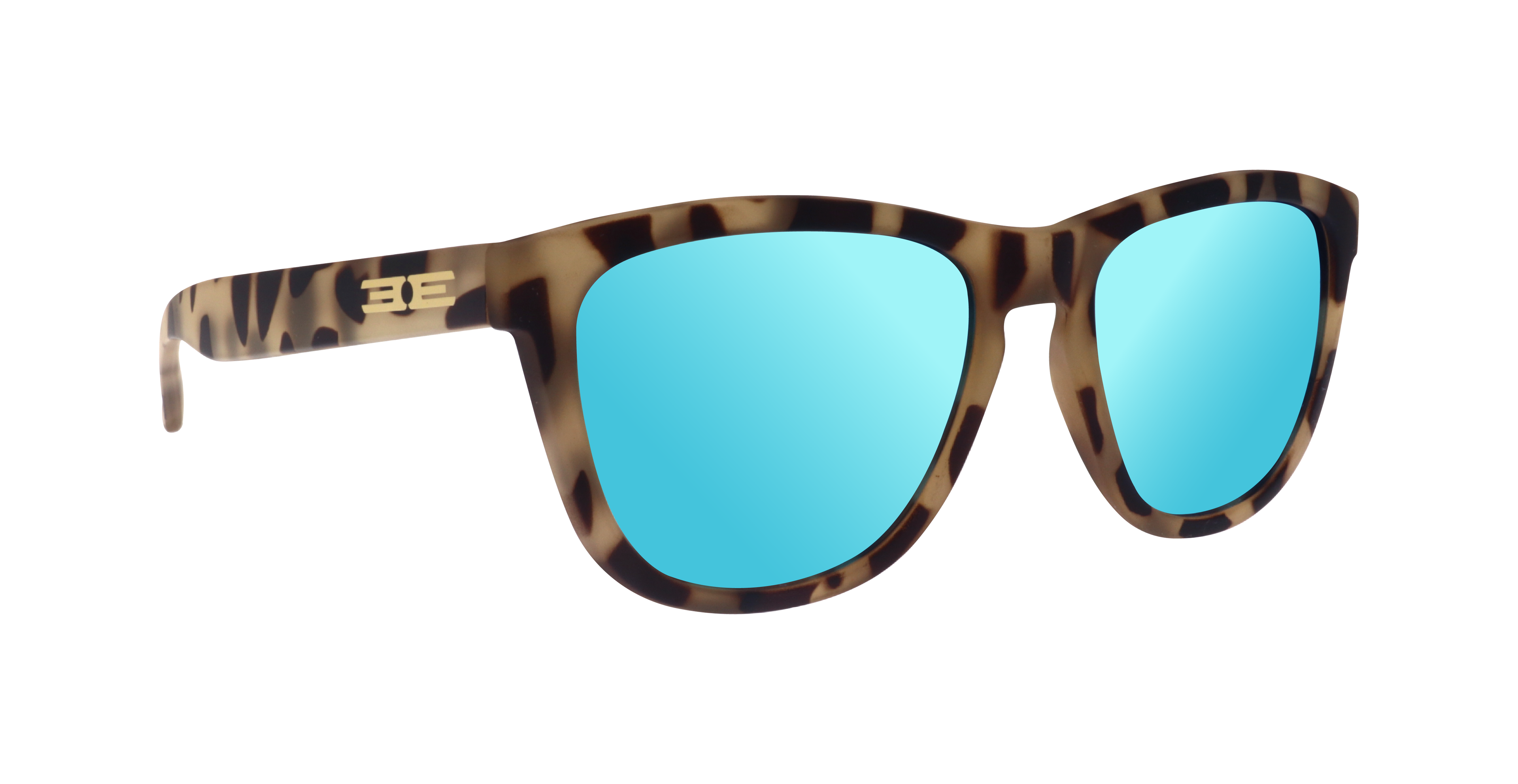Epoch Eyewear Vibe Salty Polarized Sunglasses – Tortoise Frame Blue Mirror Lens