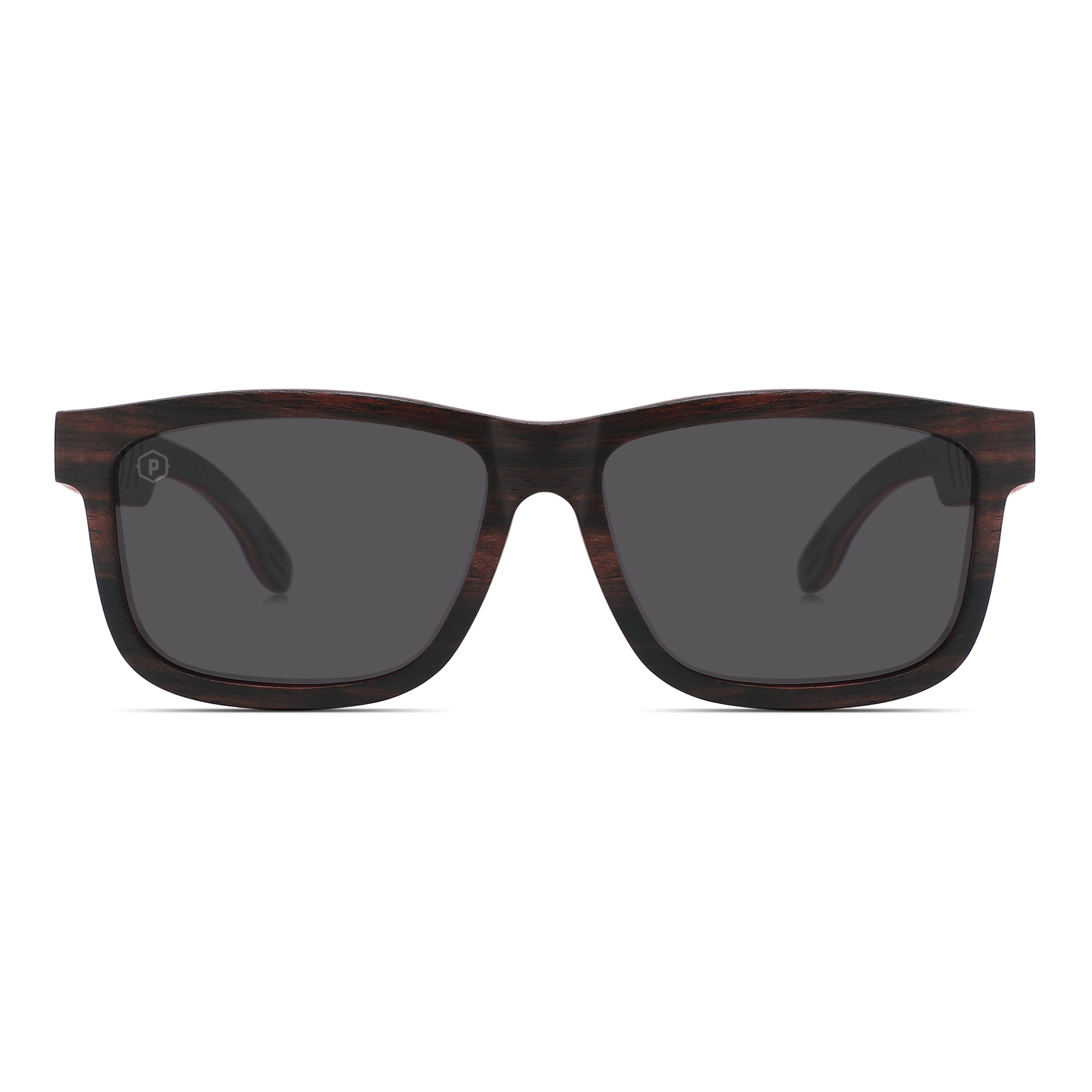 Papago Twilight Del Mars handmade wooden sunglasses with stylish frames and dark lenses, showcasing eco-friendly design.