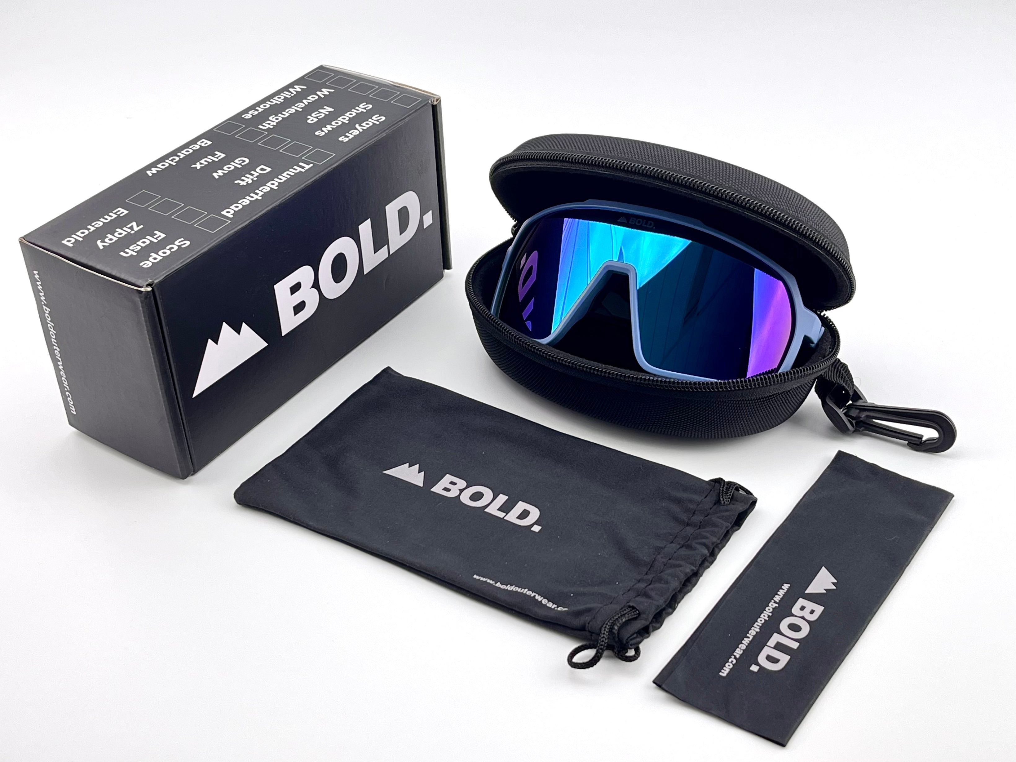 Oversized Wraparound Sport Sunglasses