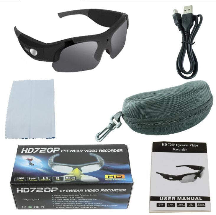 1080P HD Camera Polarized Sunglasses | 8MP, 30FPS, Outdoor Sport