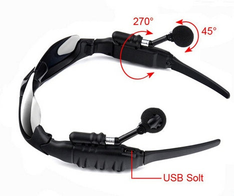 Bluetooth Stereo Sports Sunglasses | Wireless Audio, Oval Wrap Frame