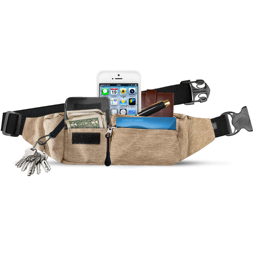 Zol Adventure Waist Bag – Sunglass Storage & Multi-Pocket Fanny Pack