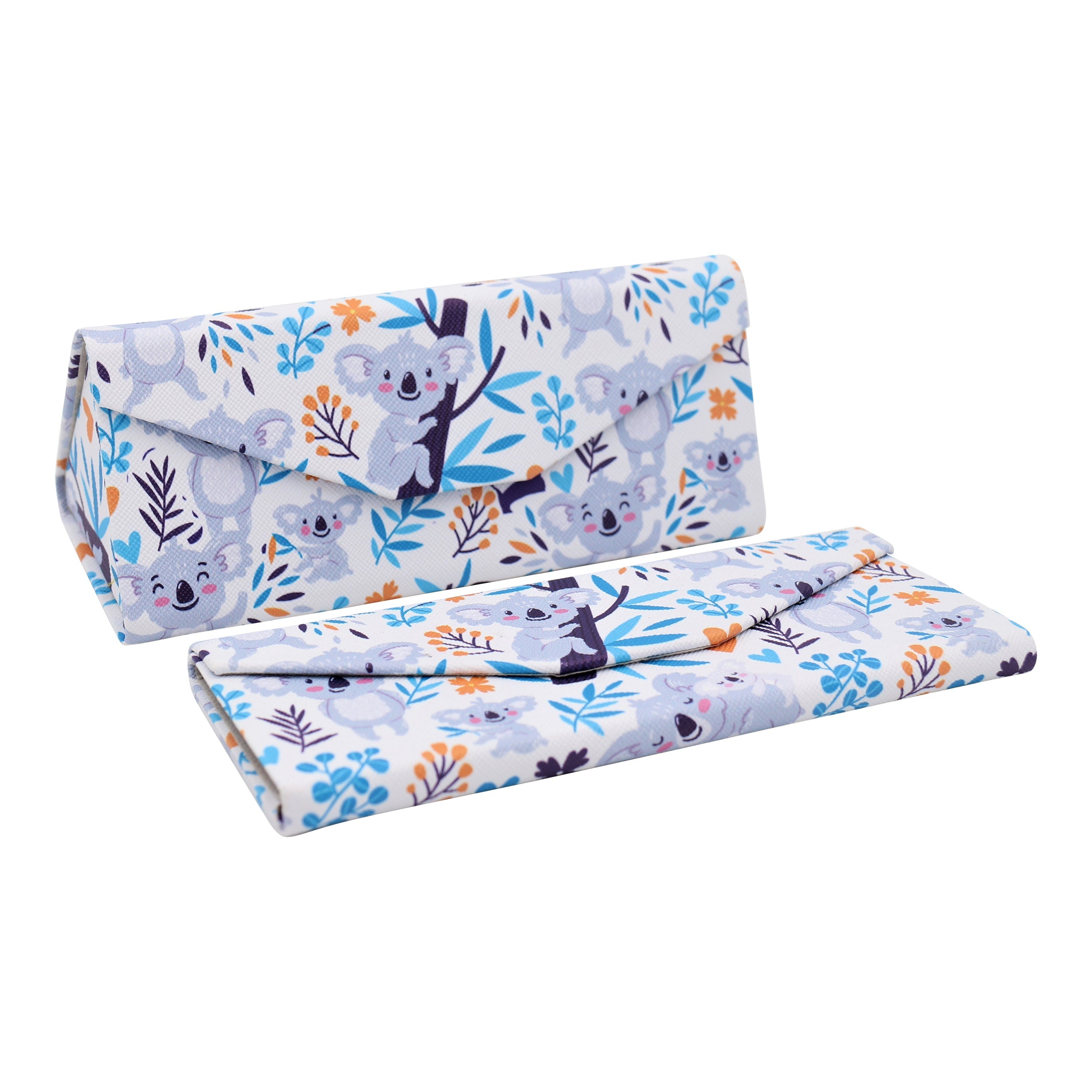 Koala Print Vegan Leather Glasses Case