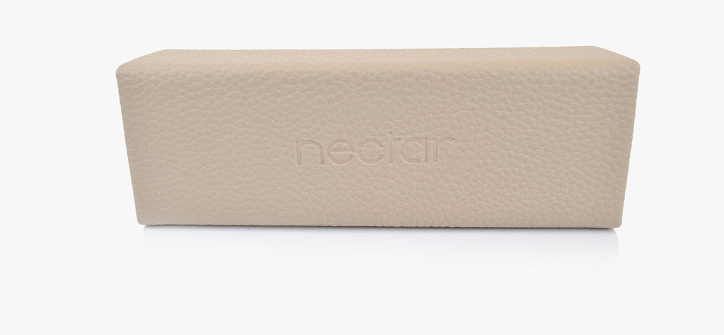 Magnetic Hard Sunglass Case – Vegan Leather, Fold-Flat Travel Case