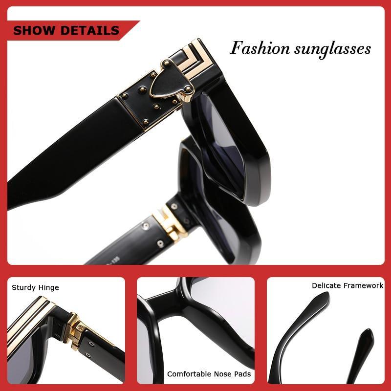 Stevvex Oversized Vintage Sunglasses – HD Anti-Reflective UV400