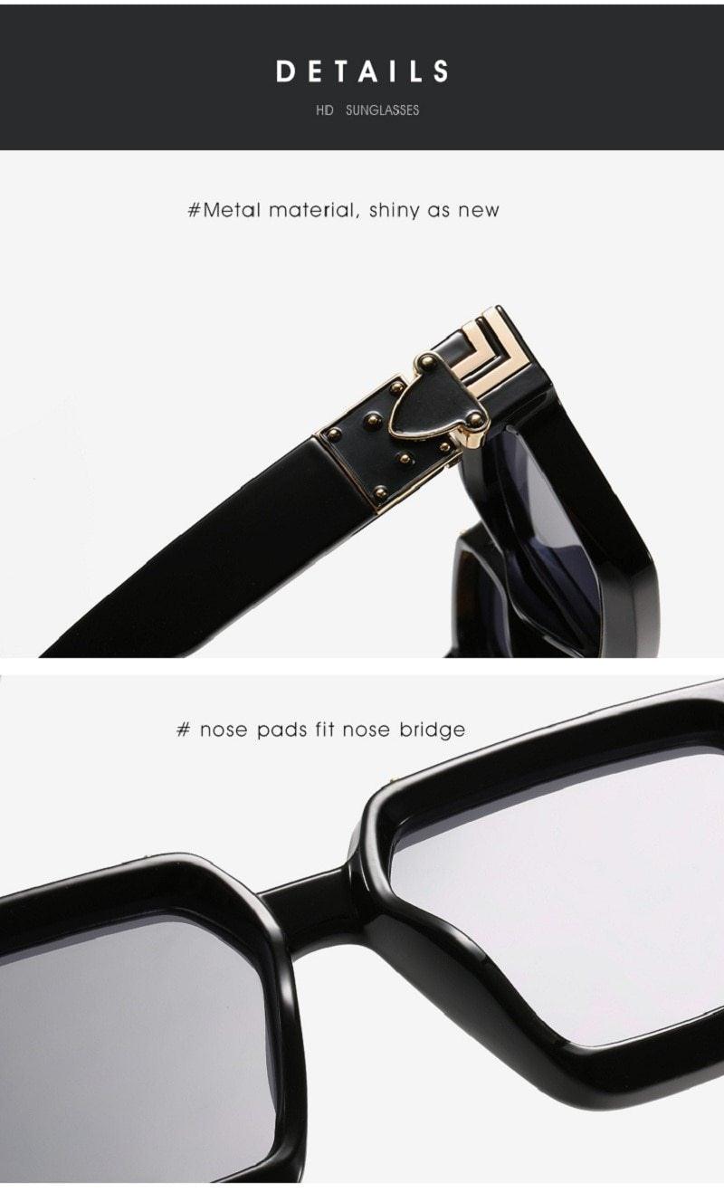 Stevvex Oversized Vintage Sunglasses – HD Anti-Reflective UV400