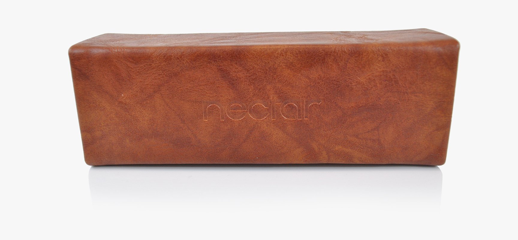Magnetic Hard Sunglass Case – Vegan Leather, Fold-Flat Travel Case