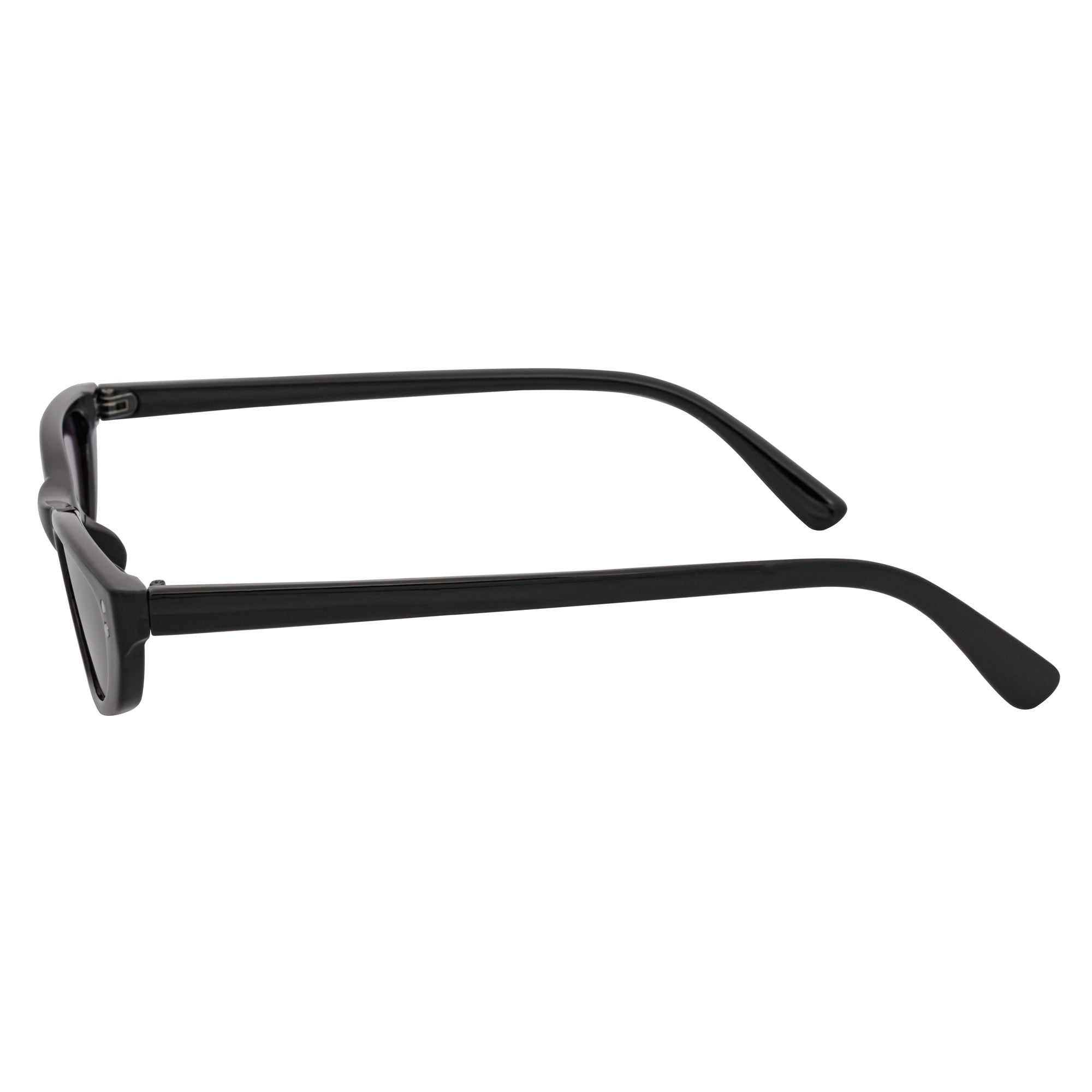 Burmese Retro Hexagonal Cat Eye Sunglasses – Black / Lavender
