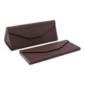 Chocolate Vegan Leather Glasses Case