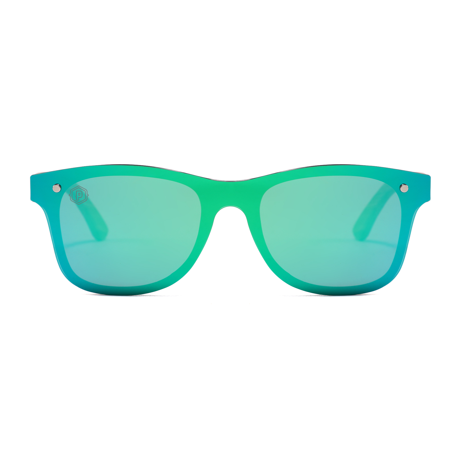 Papago Cerulean Ventures handmade recycled wooden sunglasses with a natural finish and stylish design.