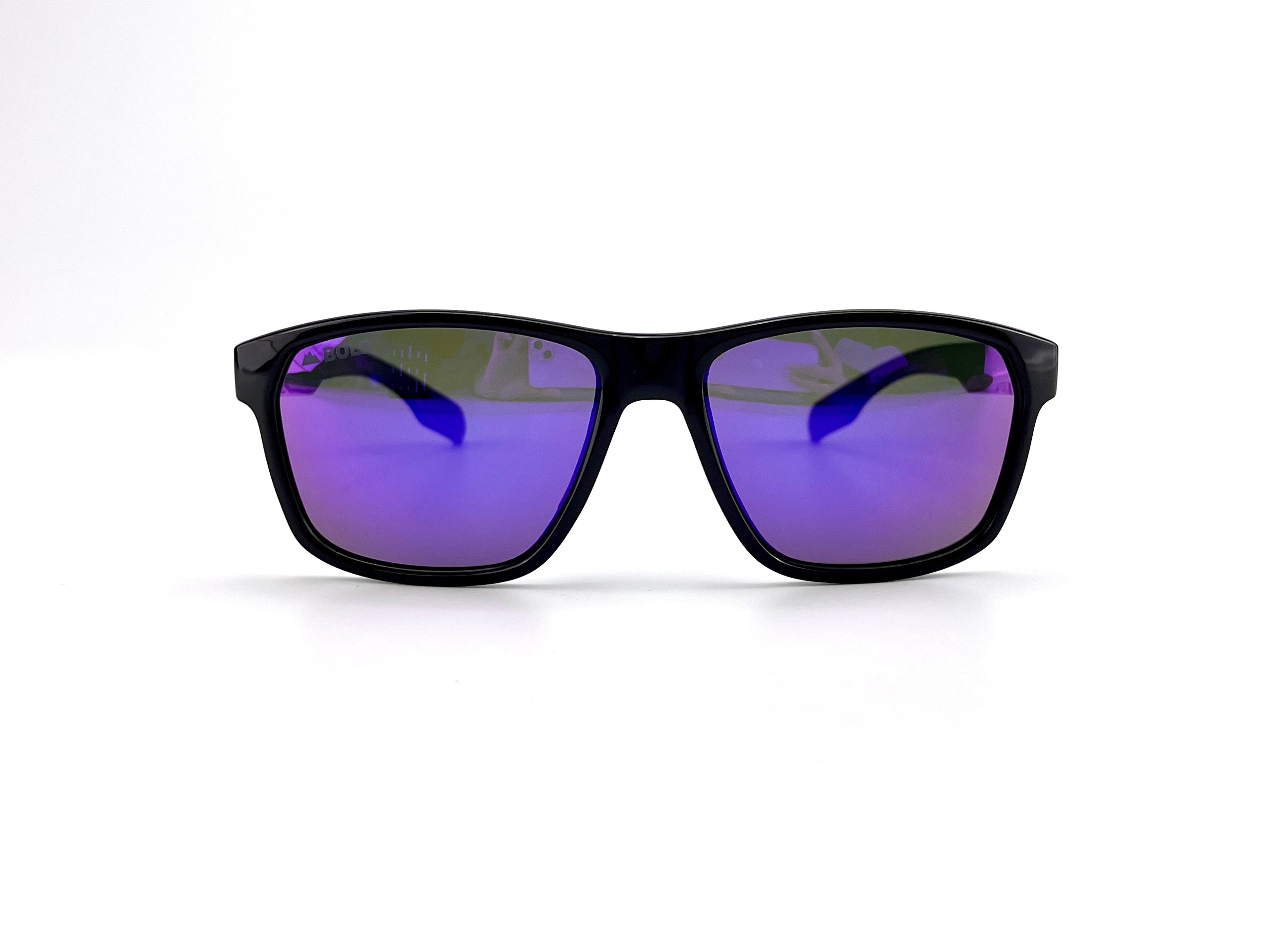 Boldouterwear BOLD Thunderhead performance sunglasses for MTB, ski, and lifestyle, featuring sleek black frames and polarized lenses.