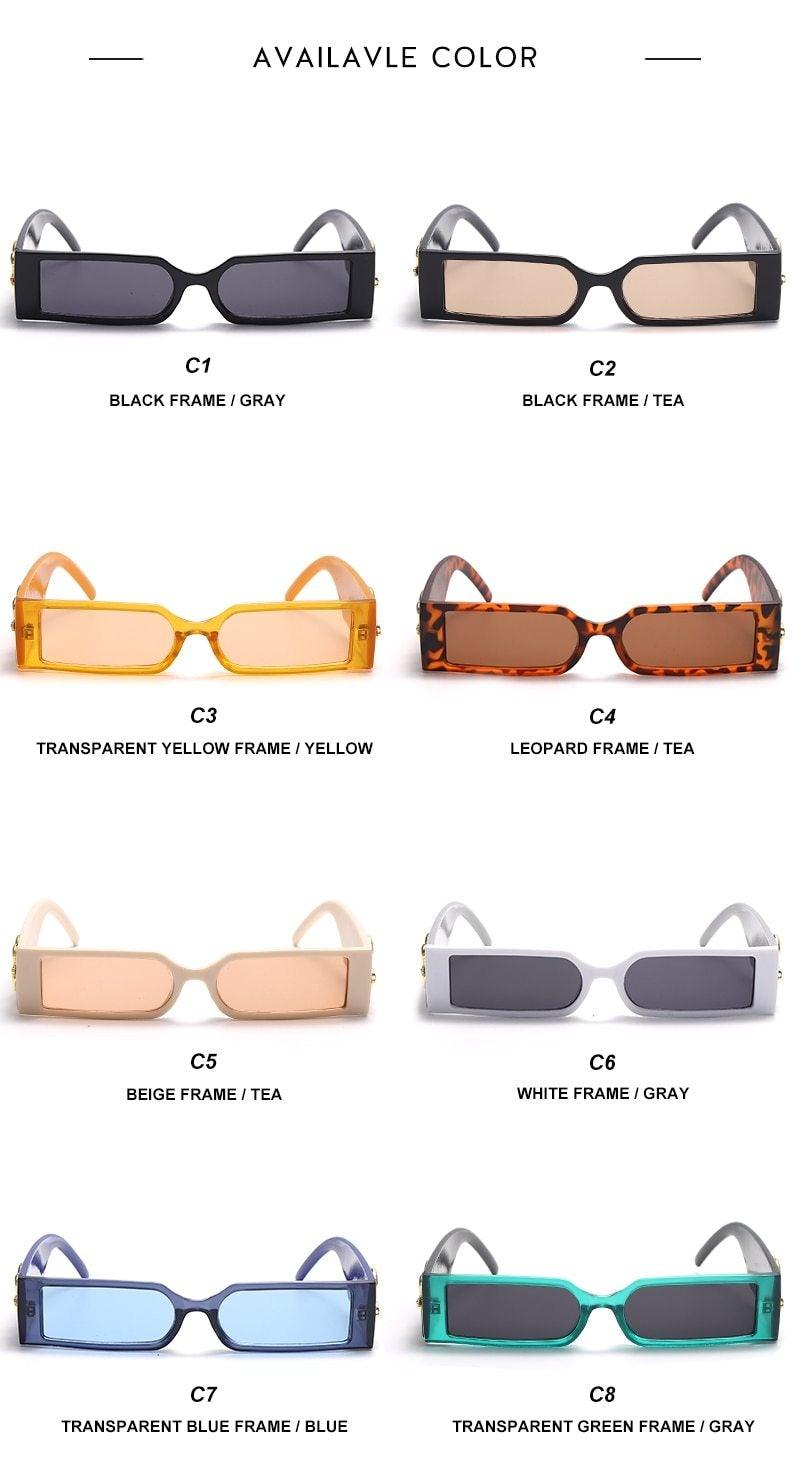 Stevvex Rectangle Polarized Sunglasses – UV400 Unisex Photochromic