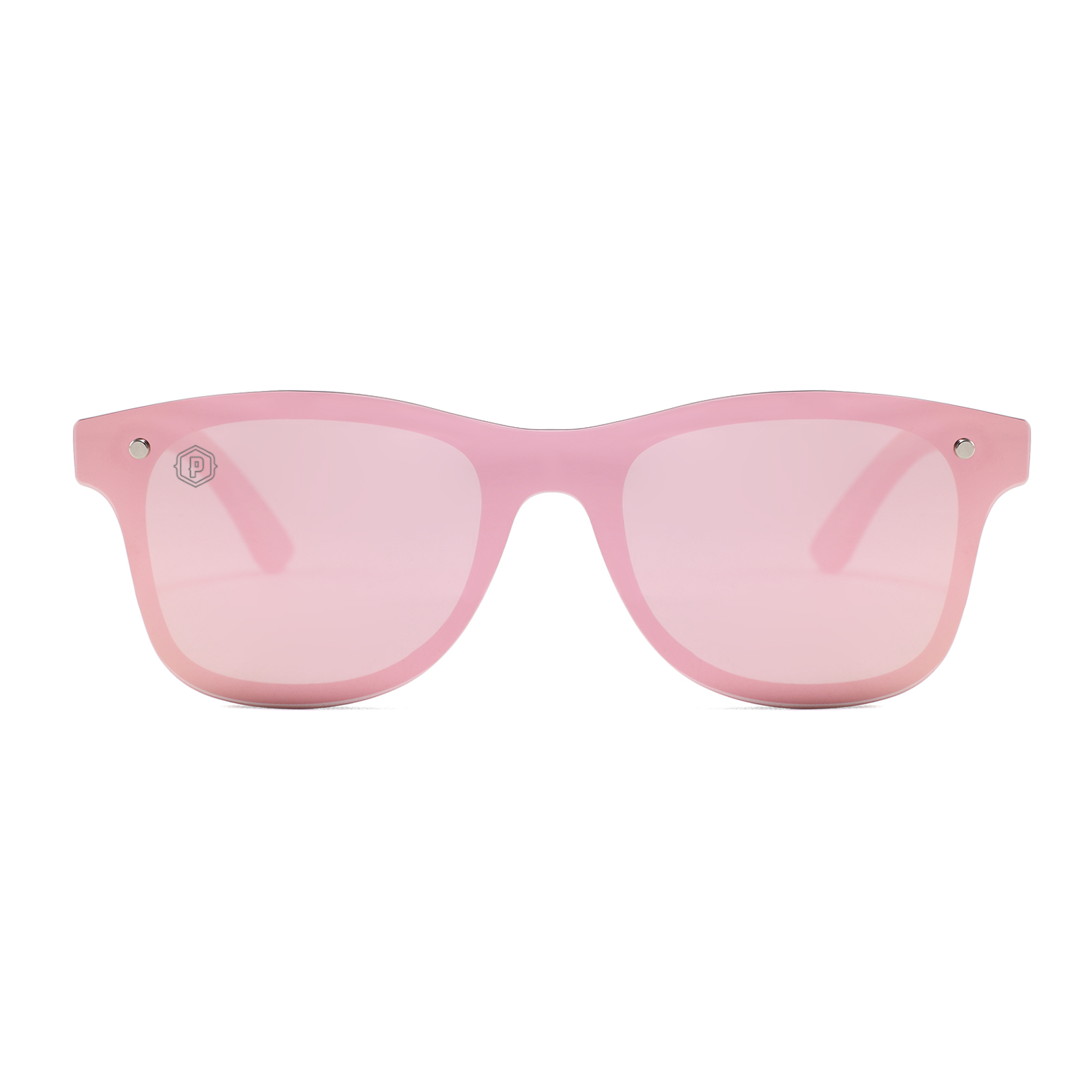 Papago Coral Ventures handmade sunglasses with recycled wooden frames, featuring a stylish front view.