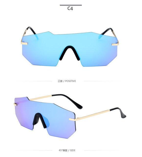 Stevvex UV400 unisex cycling sunglasses with mirrored lenses, sporty rectangular frame, suitable for running, fishing, and skiing.