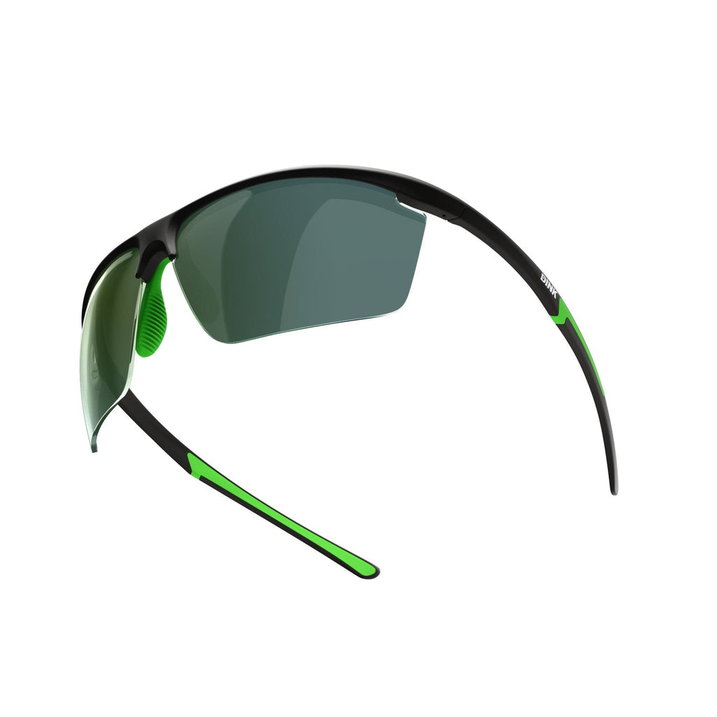Dink Eyewear Daytona Petite Large Pickleball Sunglasses – Black/Green