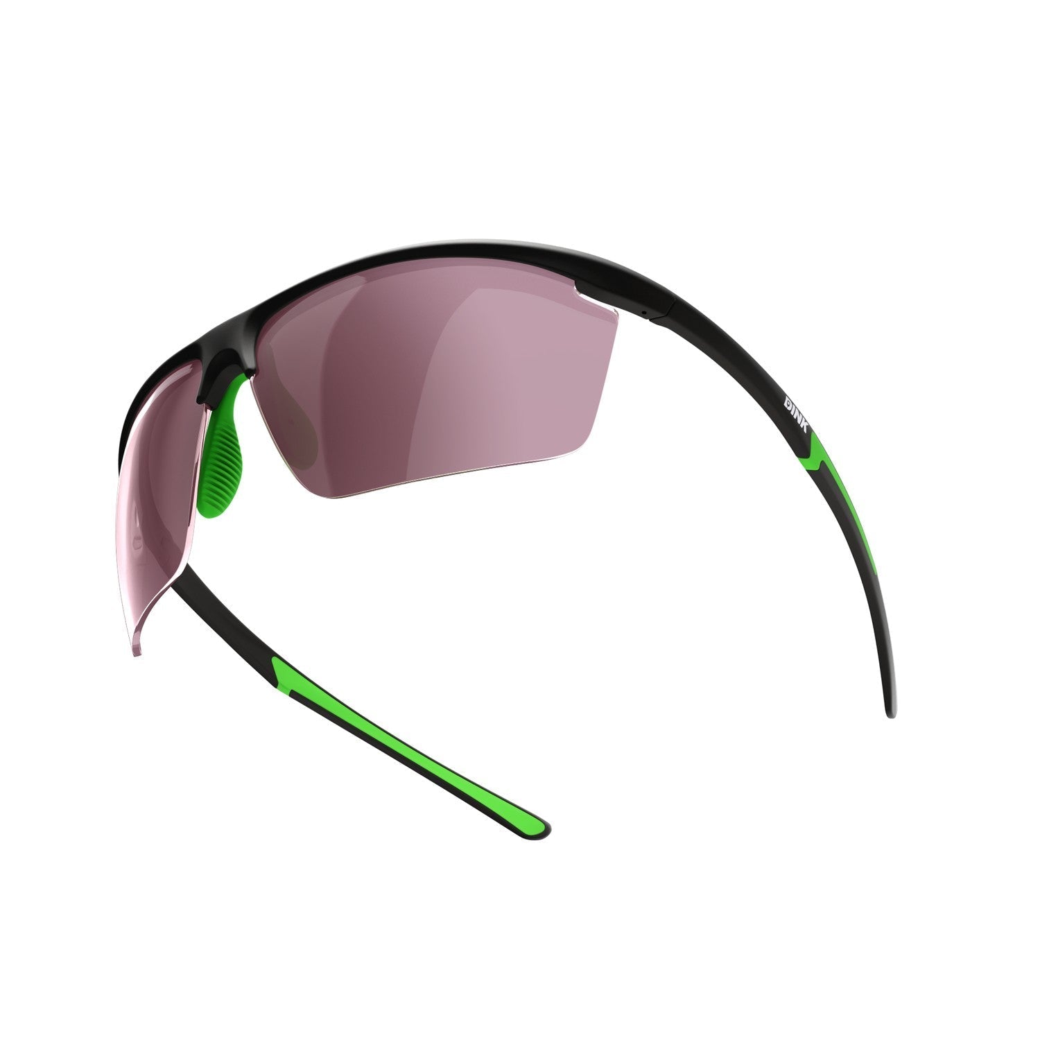 Dink Eyewear Daytona Petite Large Pickleball Sunglasses – Black/Green