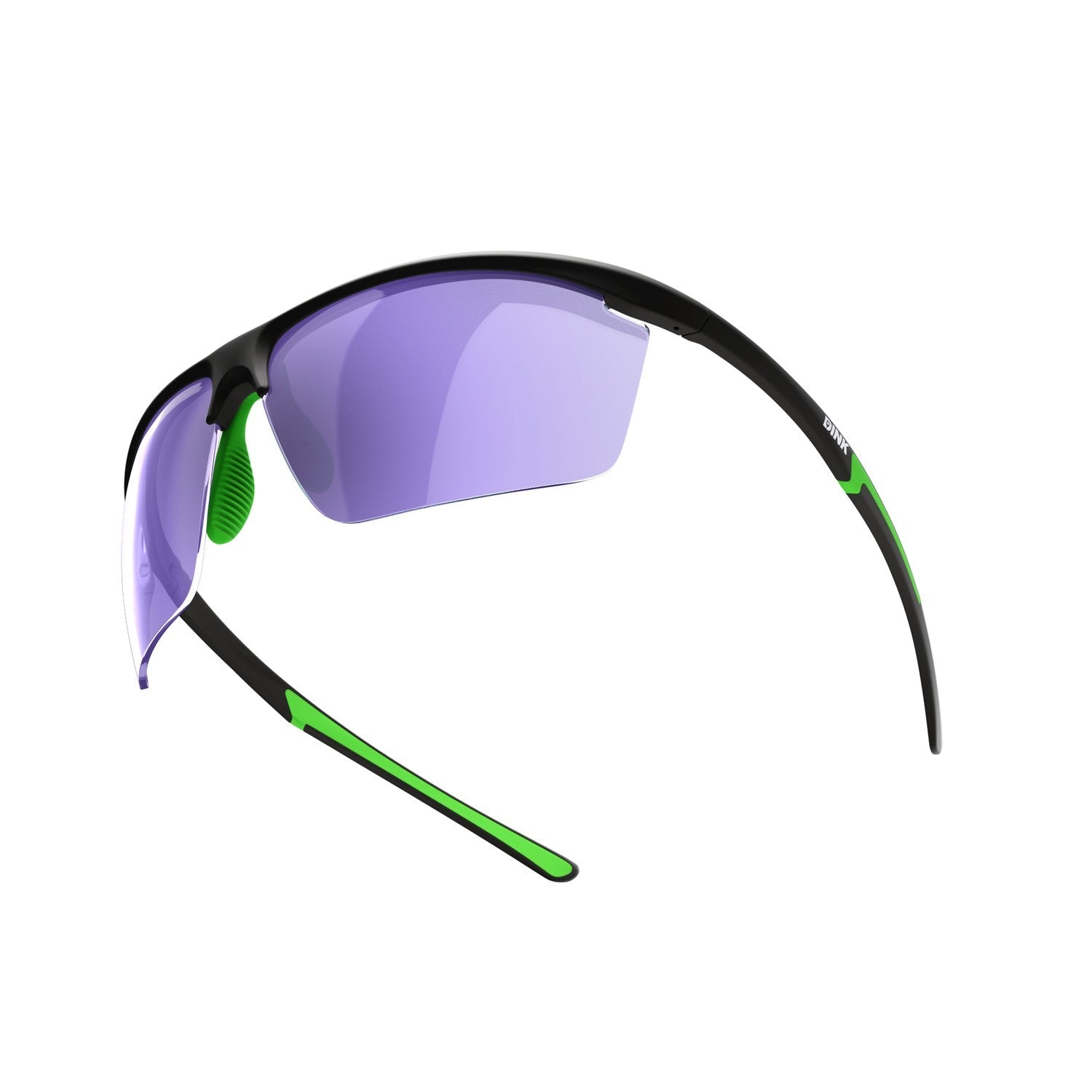 Dink Eyewear Daytona Petite Large Pickleball Sunglasses – Black/Green
