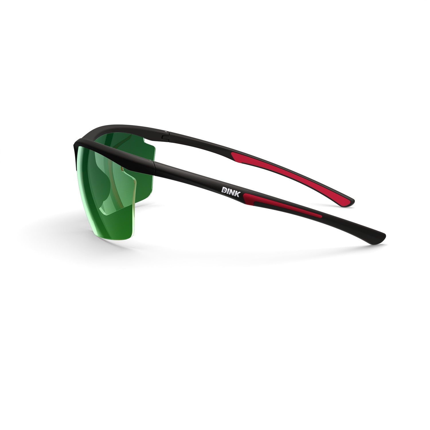 Dink Eyewear Daytona Petite Large Pickleball Sunglasses – Black/Red