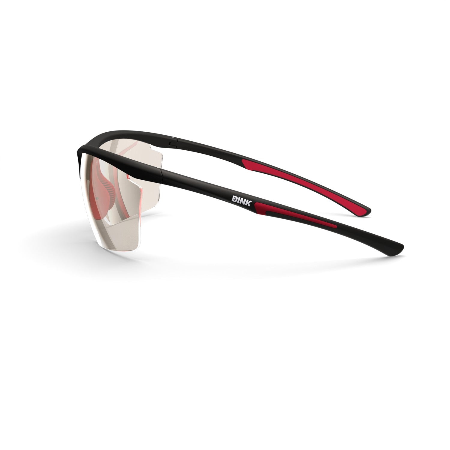 Dink Eyewear Daytona Petite Large Pickleball Sunglasses – Black/Red