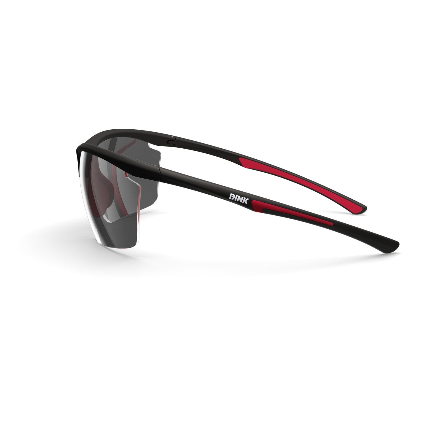 Dink Eyewear Daytona Petite Large Pickleball Sunglasses – Black/Red