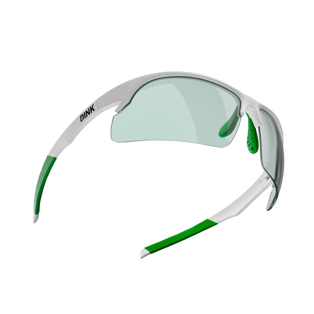 Dink Eyewear Daytona Pickleball Sunglasses – White/Green