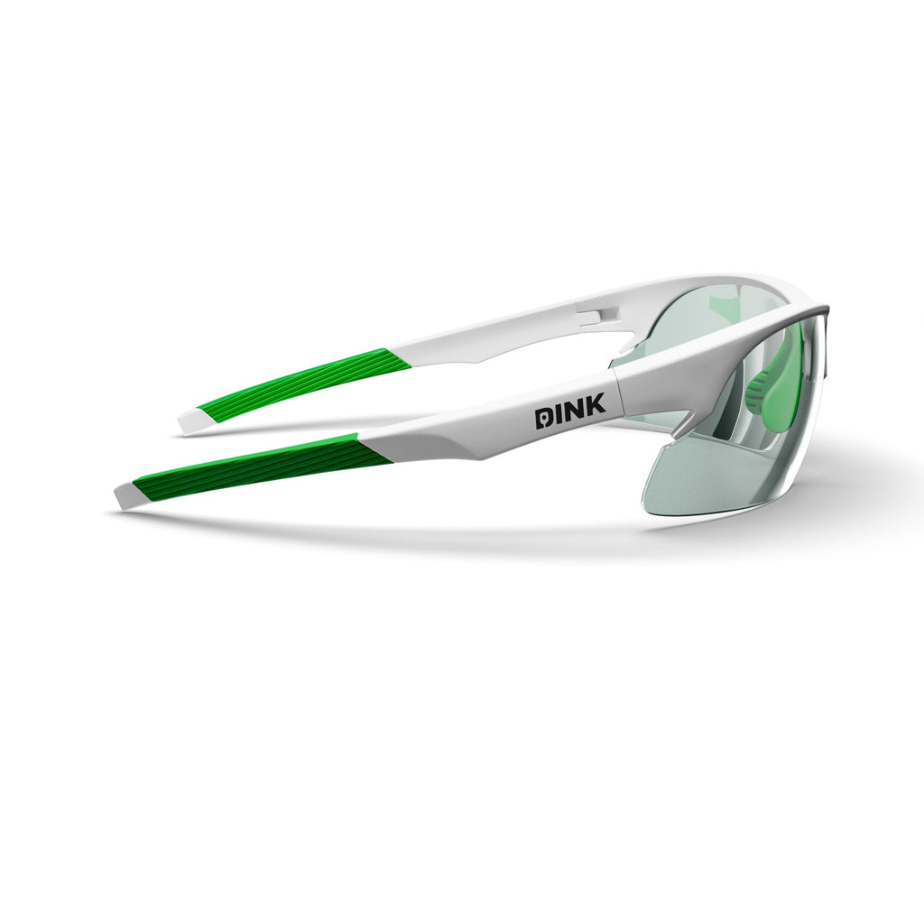 Dink Eyewear Daytona Pickleball Sunglasses – White/Green