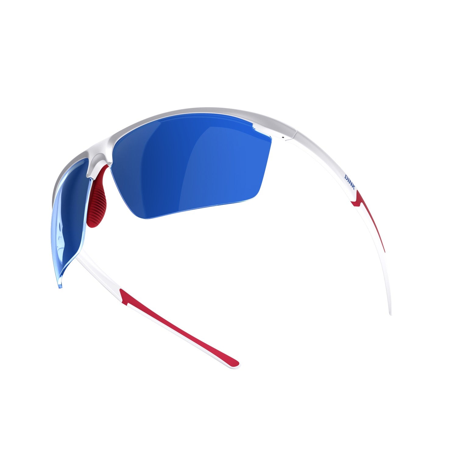 Dink Eyewear Daytona Petite Large Pickleball Sunglasses – White/Red