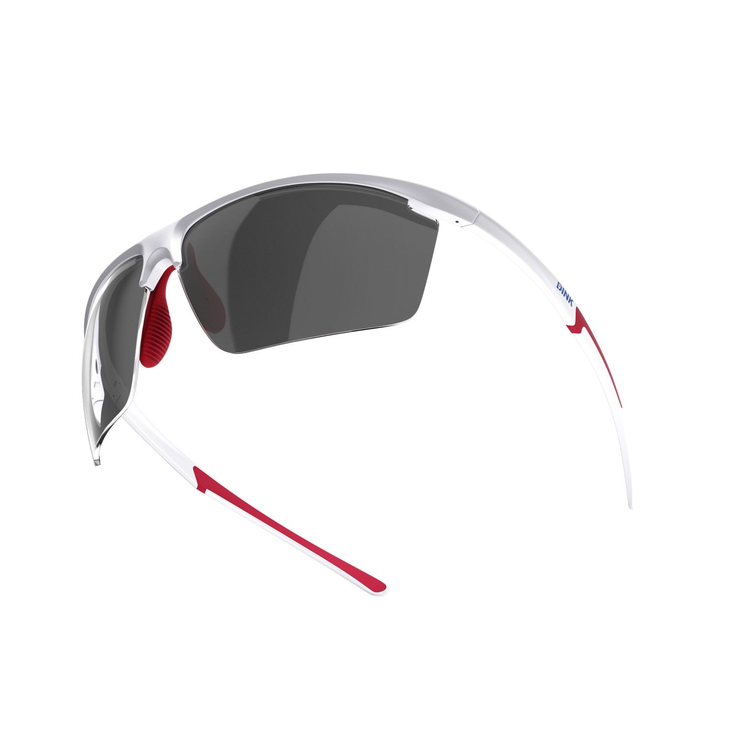 Dink Eyewear Daytona Petite Large Pickleball Sunglasses – White/Red