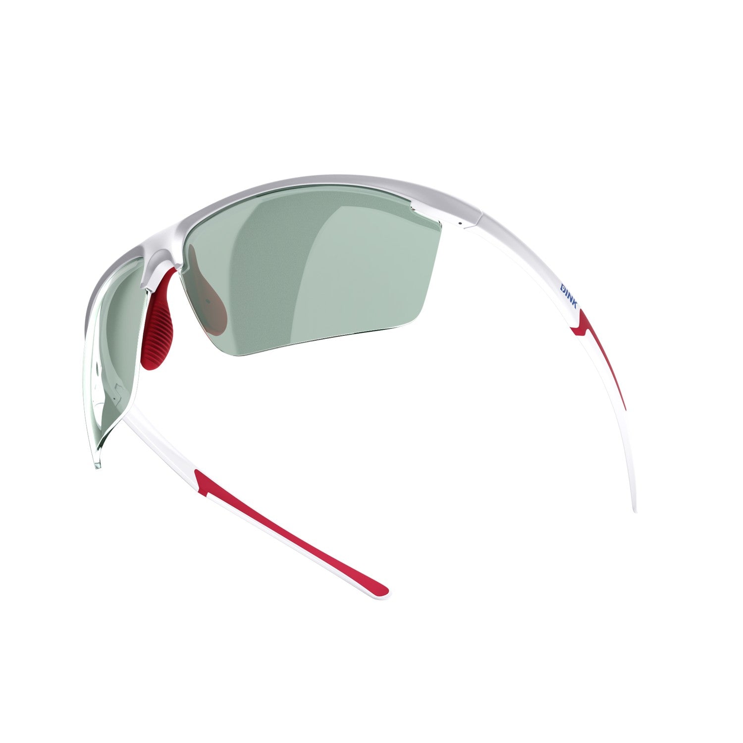 Dink Eyewear Daytona Petite Large Pickleball Sunglasses – White/Red