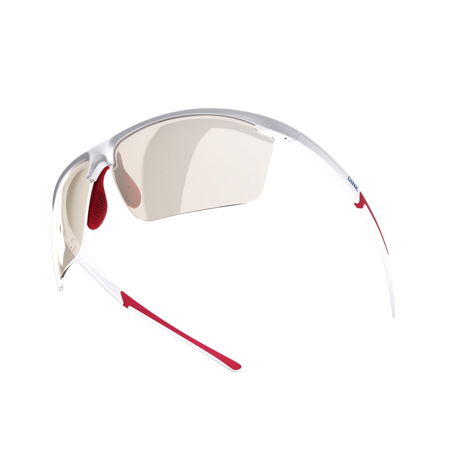 Dink Eyewear Daytona Petite Large Pickleball Sunglasses – White/Red