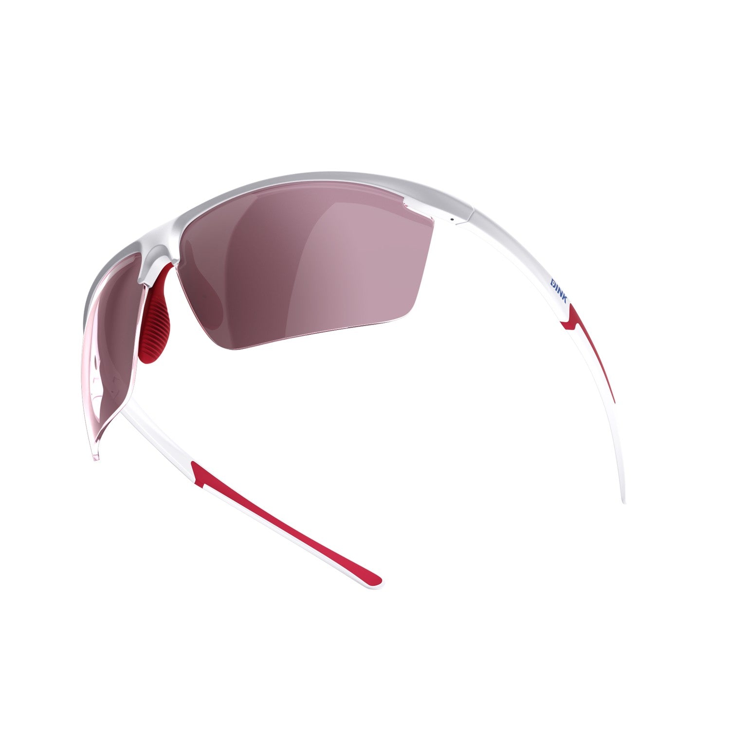 Dink Eyewear Daytona Petite Large Pickleball Sunglasses – White/Red