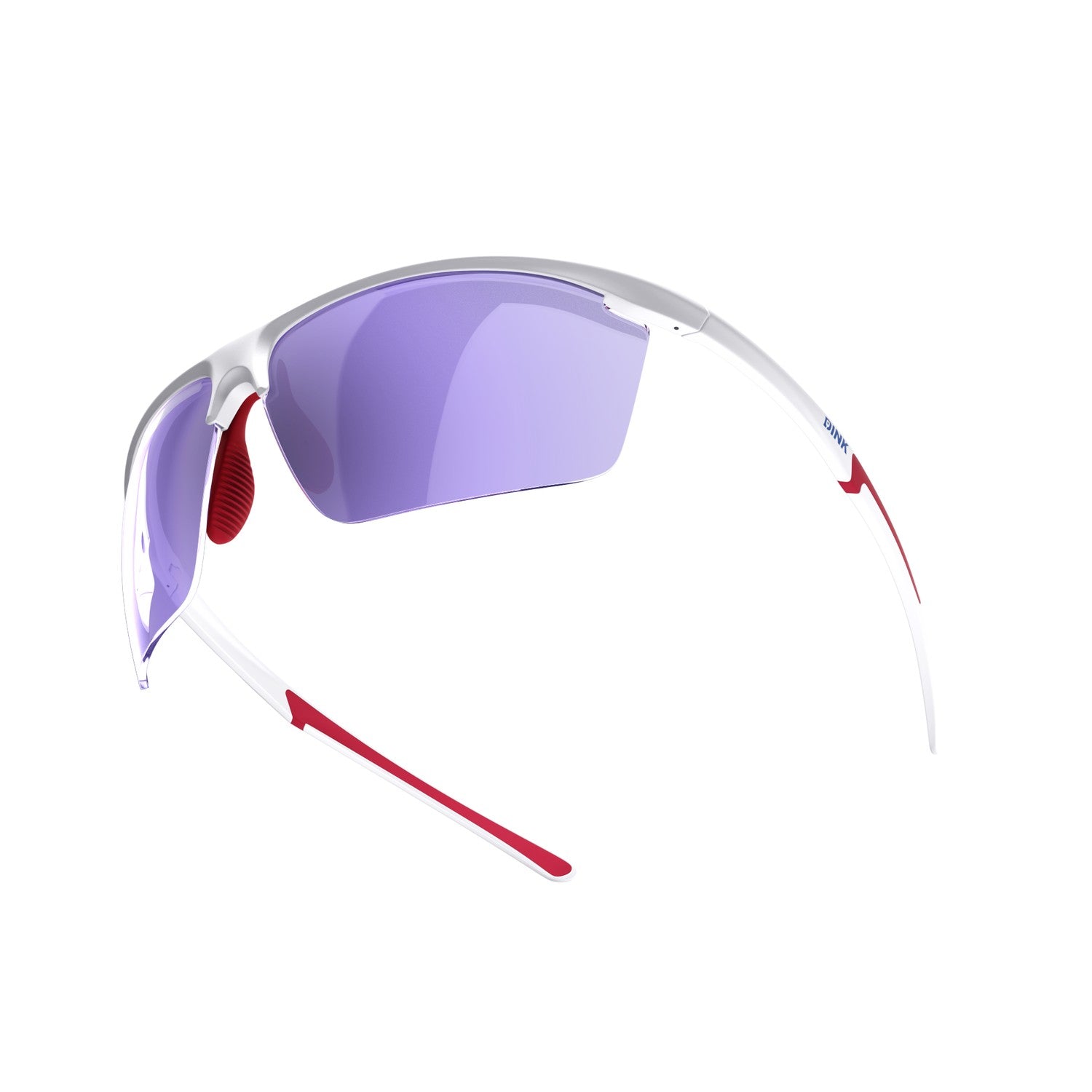 Dink Eyewear Daytona Petite Large Pickleball Sunglasses – White/Red
