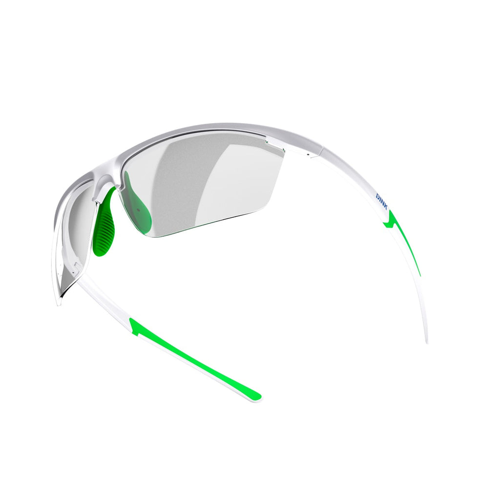 Dink Eyewear Daytona Petite Pickleball Sunglasses – White/Green