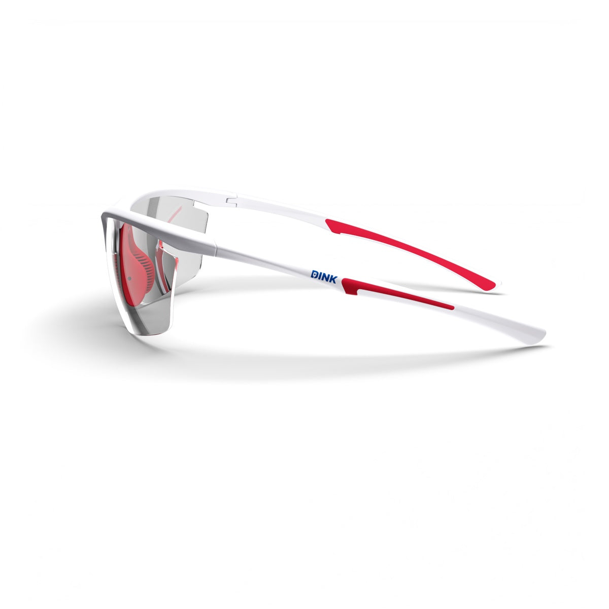 Dink Eyewear Daytona Petite Pickleball Sunglasses – White/Red