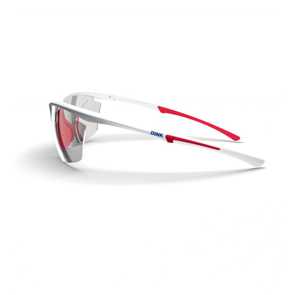 Dink Eyewear Daytona Petite Pickleball Sunglasses – White/Red