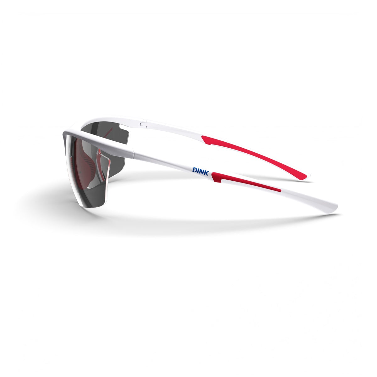 Dink Eyewear Daytona Petite Pickleball Sunglasses – White/Red