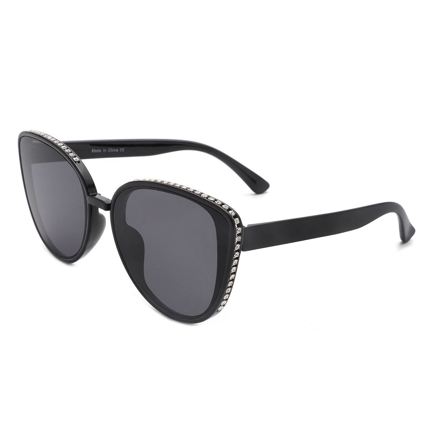 Women's Rhinestone Cat-Eye Sunglasses