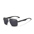 Stevvex luxury modern men's aluminum polarized sunglasses with UV400 protection, featuring sleek frame and tinted lenses.