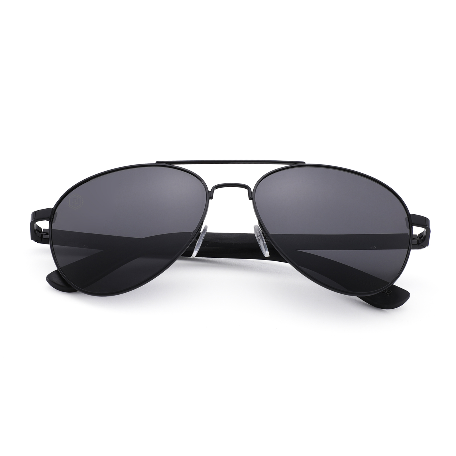 Handmade ebony wood Palomas sunglasses by Papago, featuring recycled wooden frames and stylish design.