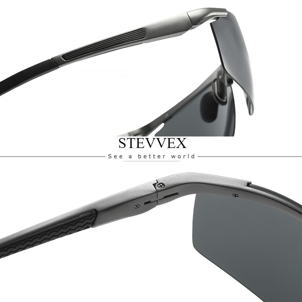 Stevvex luxury men's polarized sunglasses with UV400 protection, stylish frames, and tinted lenses for outdoor sun protection